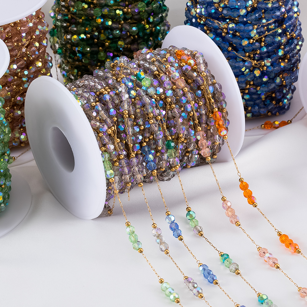1Meter Stainless Steel Beads C - Women Accessories Chain บทวิจารณ์และราคา