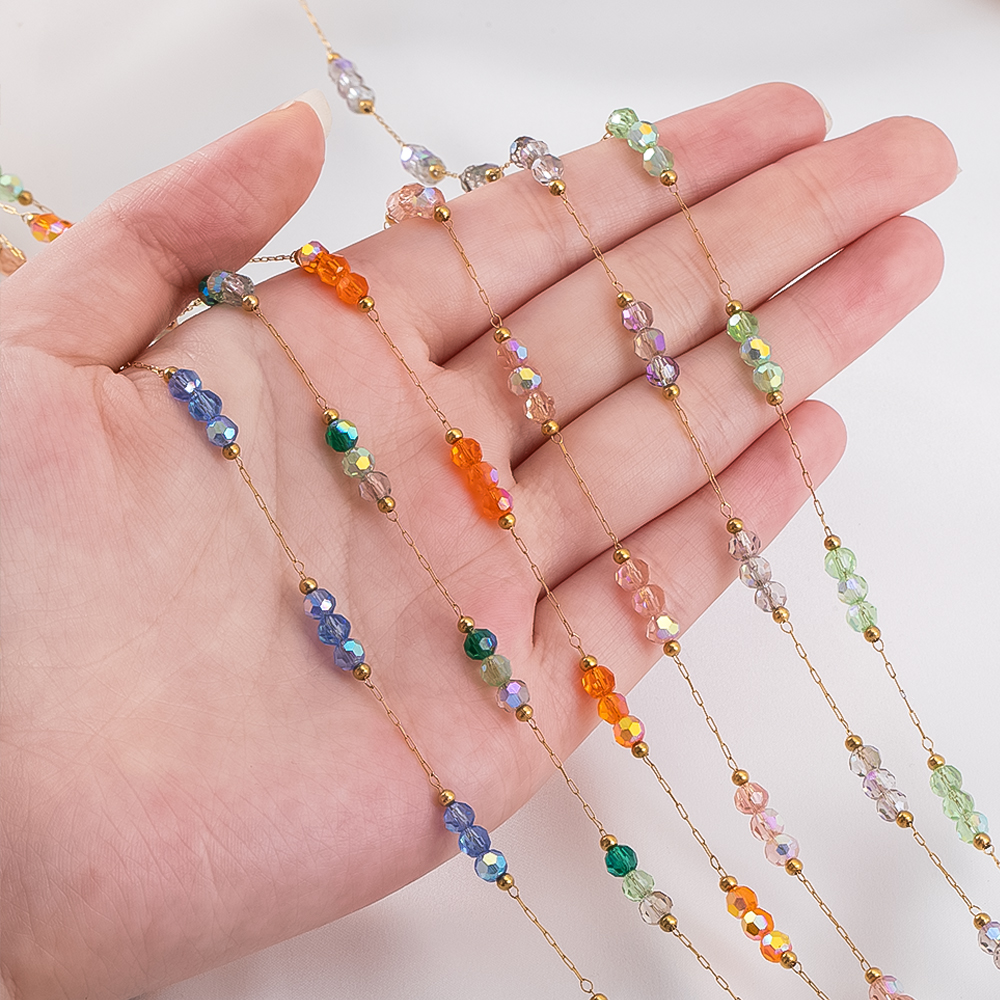 1Meter Stainless Steel Beads C - Women Accessories Chain บทวิจารณ์และราคา