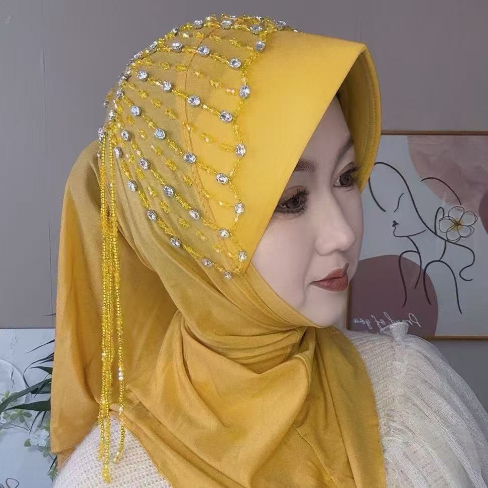 Africa Ethnic Hats Hijab Black - Woman Accessory บทวิจารณ์และราคา