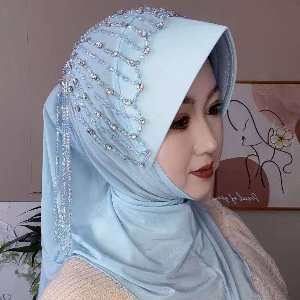 Africa Ethnic Hats Hijab Black - Woman Accessory บทวิจารณ์และราคา