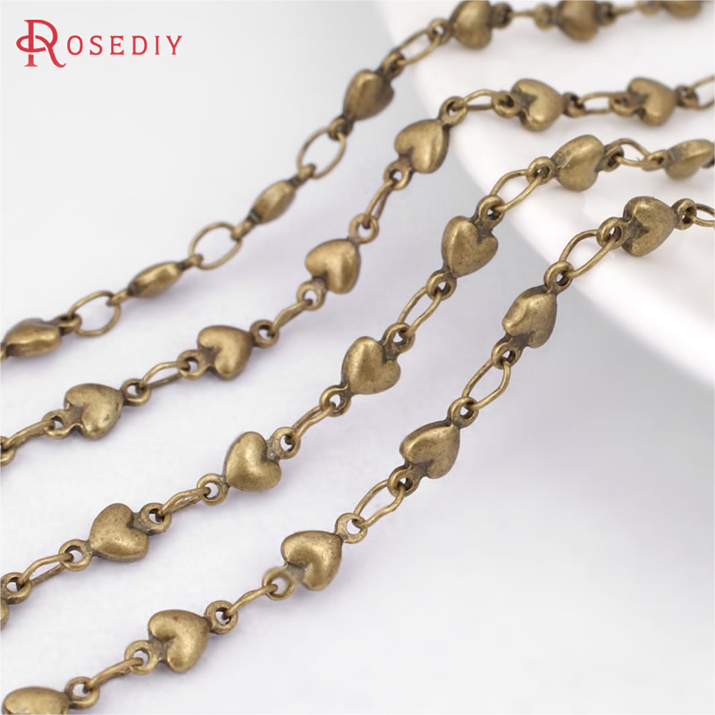 1 Meter Antique Bronze Brass S - Women Accessories Chain บทวิจารณ์และราคา