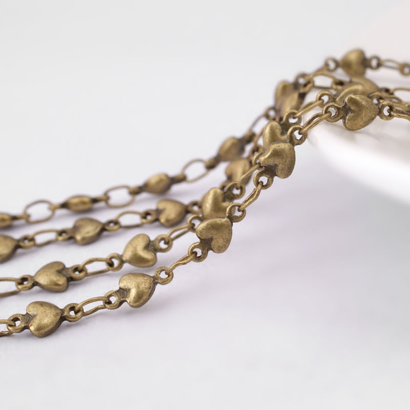 1 Meter Antique Bronze Brass S - Women Accessories Chain บทวิจารณ์และราคา