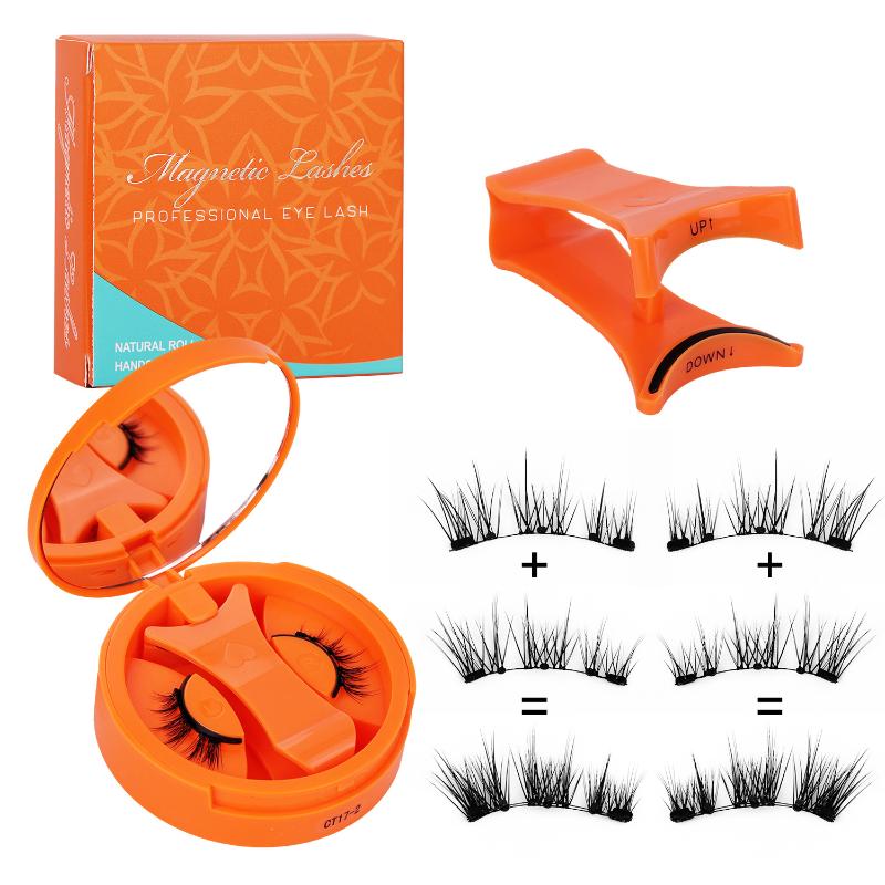 Magnetic 3D Eyelashes Set Natu - Women Accessories Organizer บทวิจารณ์และราคา
