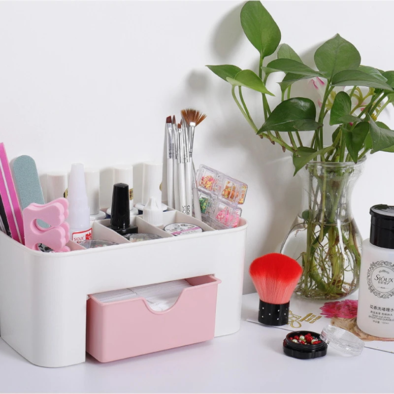 Nail Art Organizer Desktop Dra - Women Accessories Organizer บทวิจารณ์และราคา