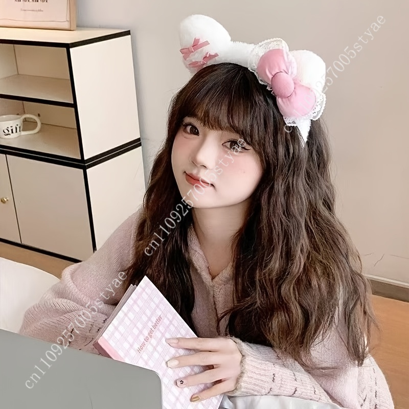 Hello Kitty Pink Bow Plush Hea - Woman Accessory บทวิจารณ์และราคา