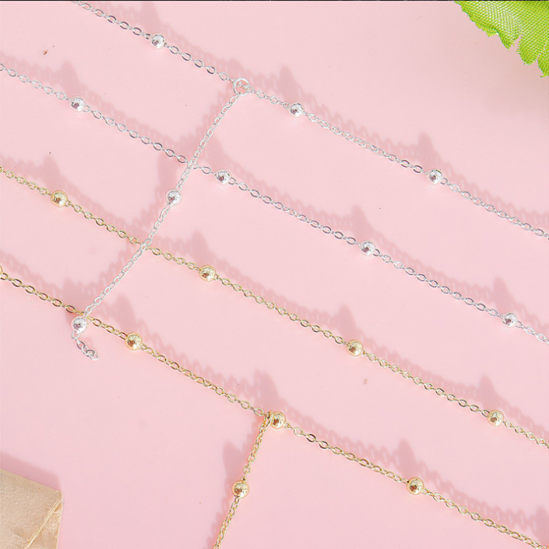 New Trendy 925 Sterling Silver - Layered Necklace Set บทวิจารณ์และราคา