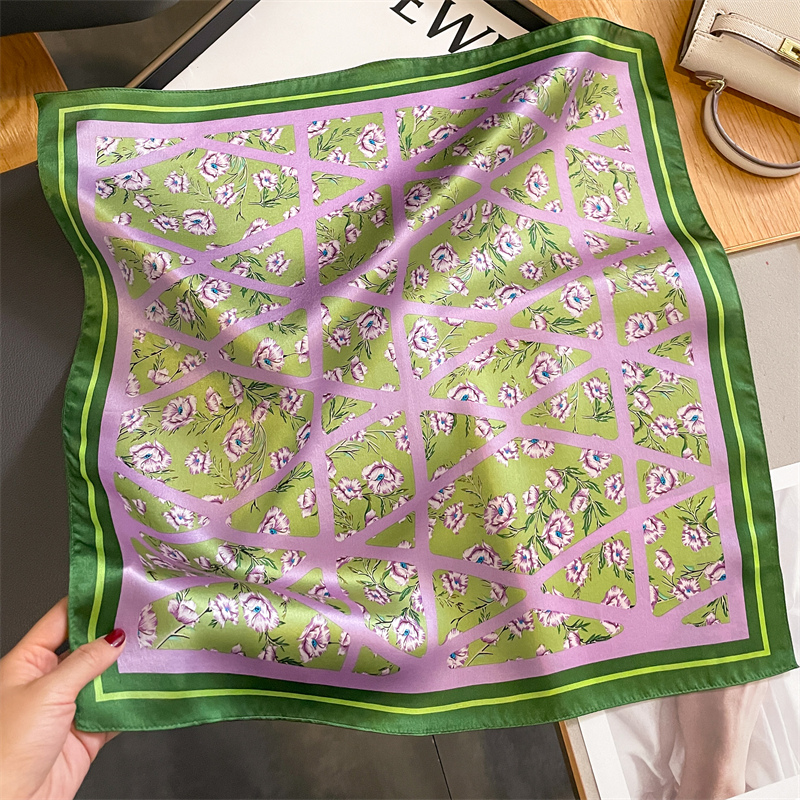Brand 100% Mulberry Silk Scarf - Women Accessories Brands บทวิจารณ์และราคา