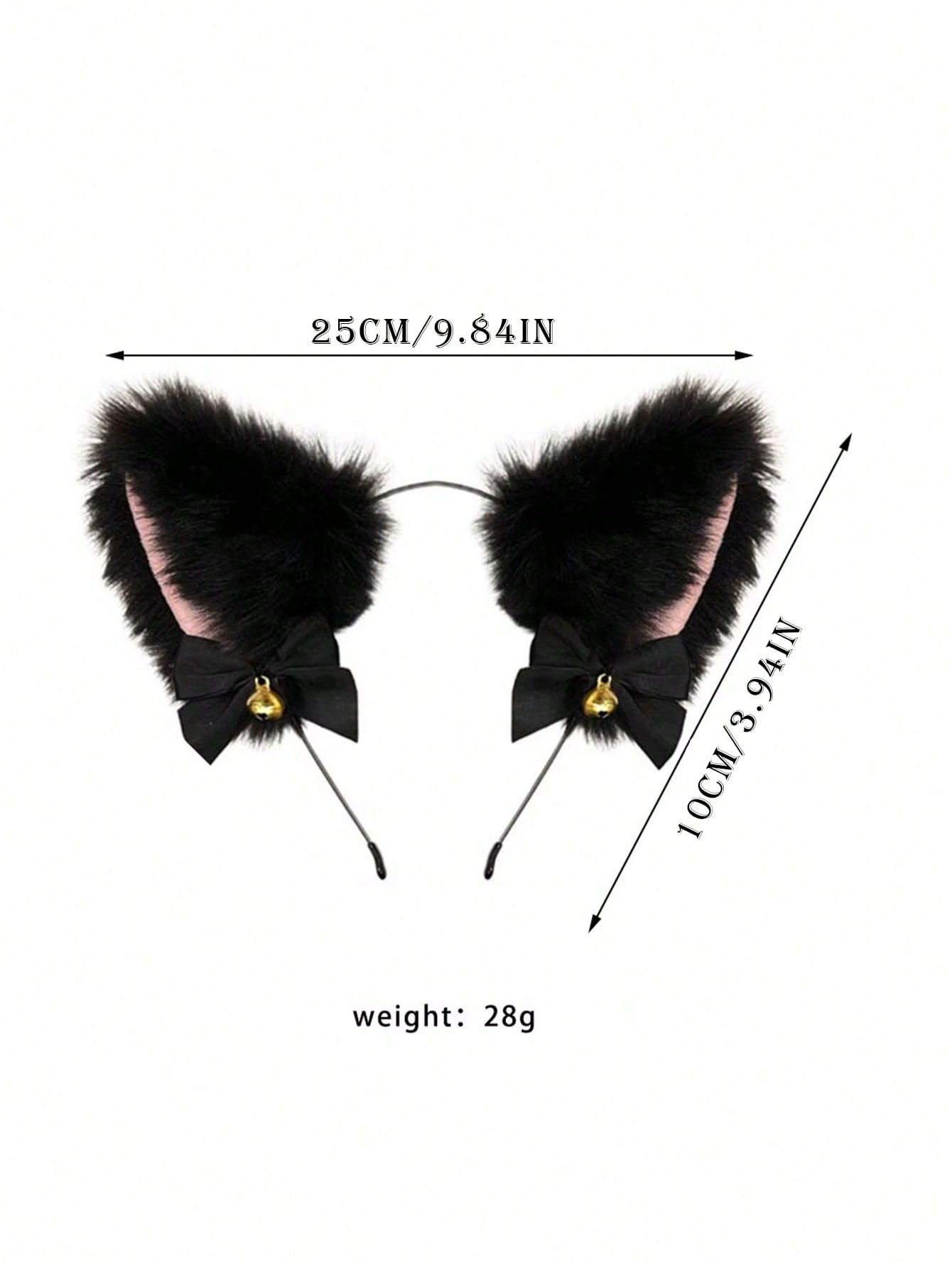 3pcs Black Cat Ear Headband Bl - Women'S Ear Accessories บทวิจารณ์และราคา